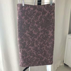 Ann Taylor dusty rose pencil skirt